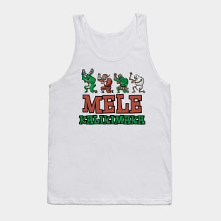 Mele Kalikimaka Haka Dance Maori Christmas Hawaii Xmas Gift Tank Top